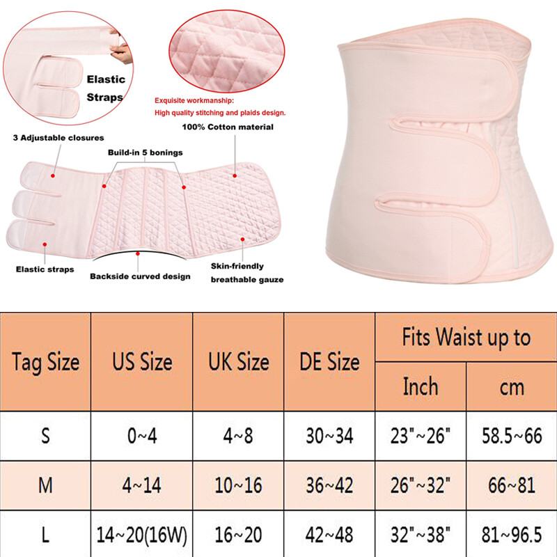 Faja Para Recuperacion De Cesarea Y Post Parto Moldeadora De Cintura Belt S M L