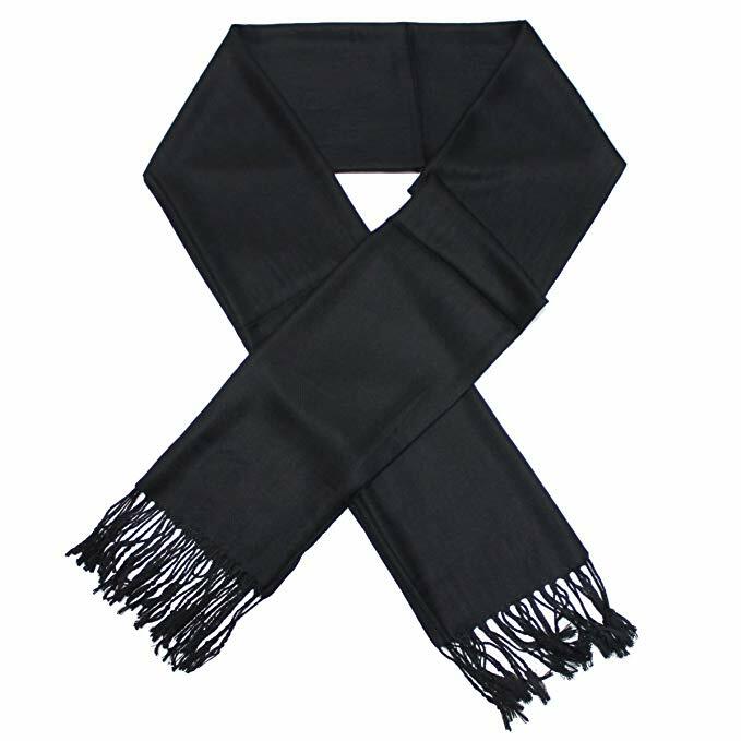 Pashmina Large Soft Plain Shawl Wrap Scarf for Women
