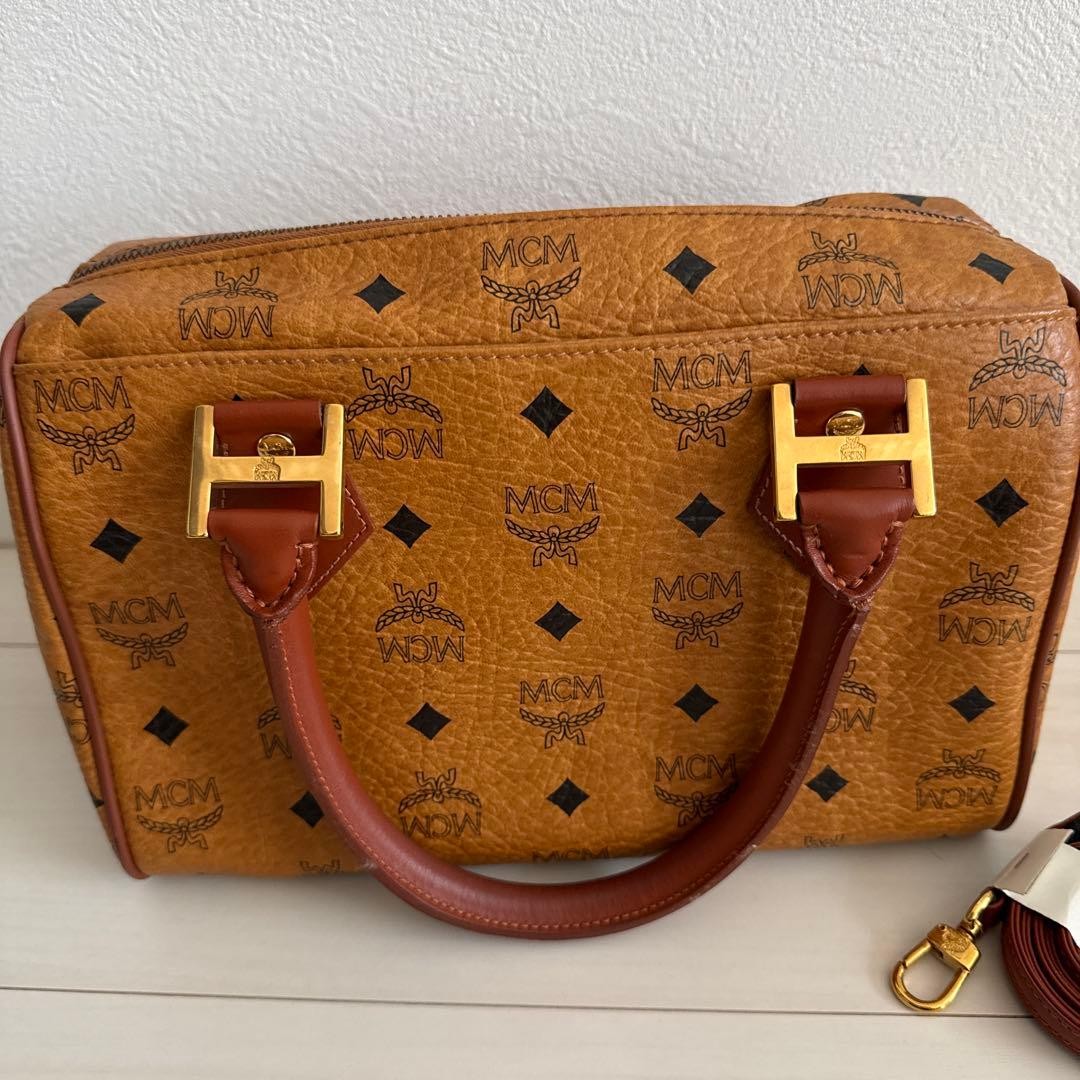 MCM Mini Boston Bag Bag Shoulder 2way