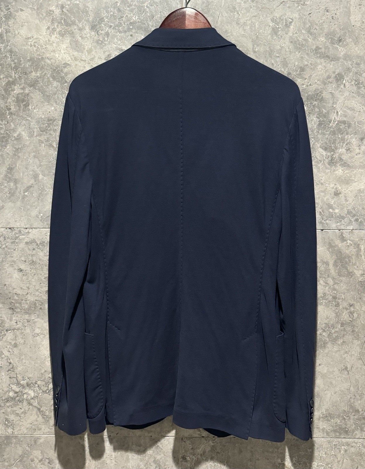 LORO PIANA ‘Sweater Jacket’ Lightweight Knit Cotton Jersey Piquè 52 IT $3250+