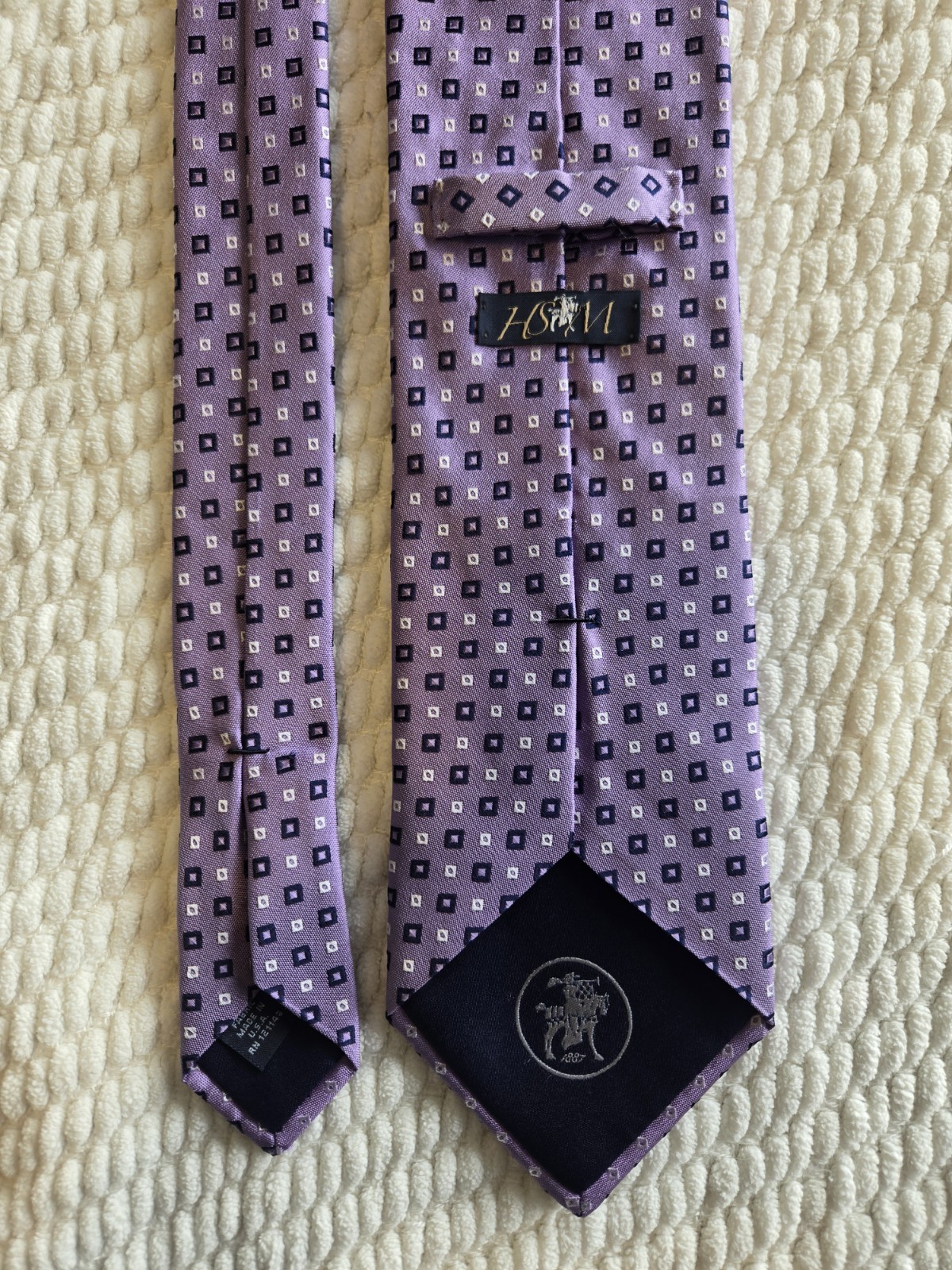 VGUC Hart Schaffner Marx 100% Silk Men’s Necktie 65 Inch, 3.5 Width, Big & Tall