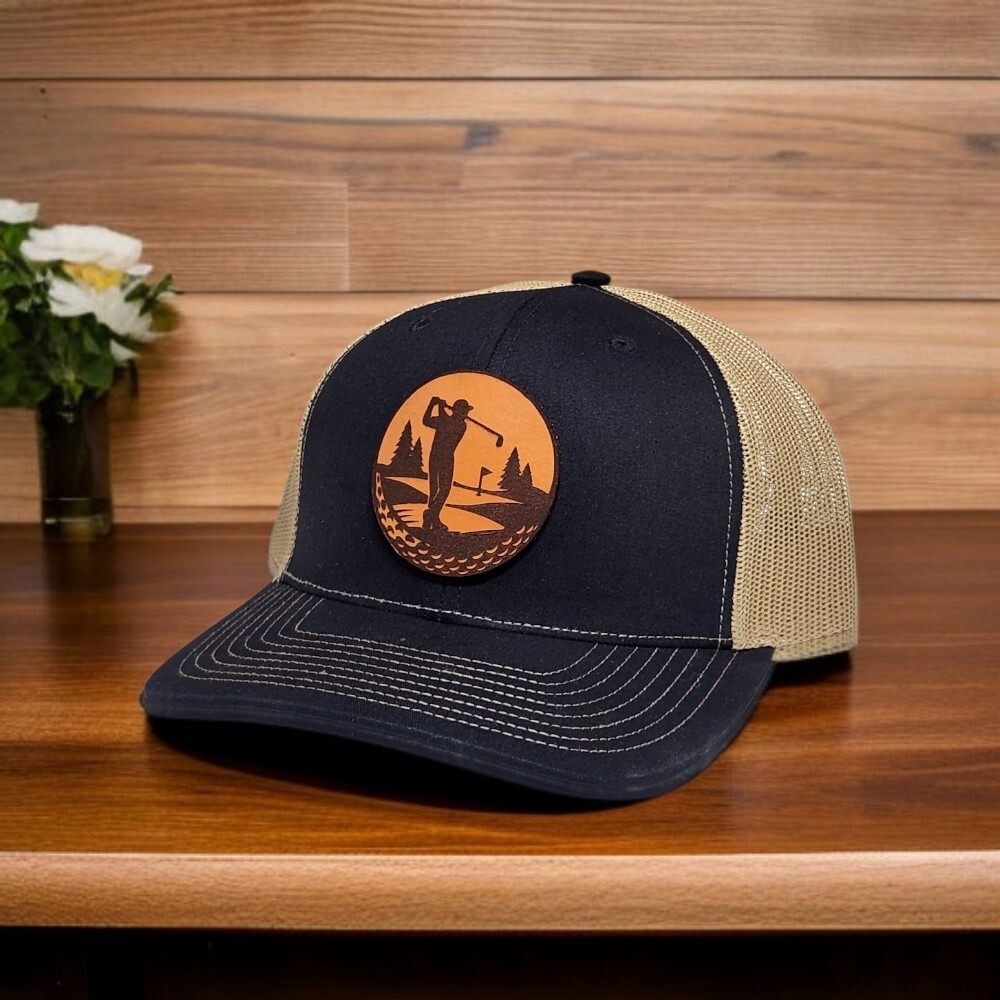 Custom Golf Hat, Trucker Hat, Golfing Hat, Golf Gift for Husband or Boyfriend