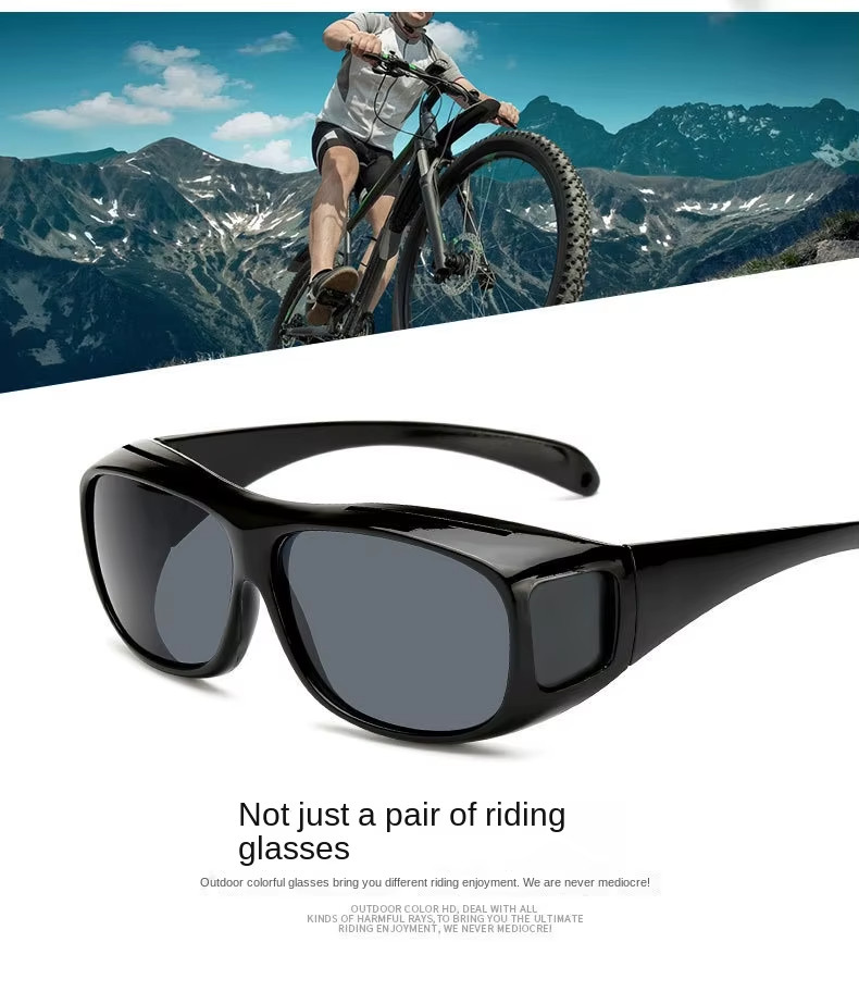 New Medium Large FIT OVER Sunglasses Cover Prescription RX Eye Glasses Men Women
