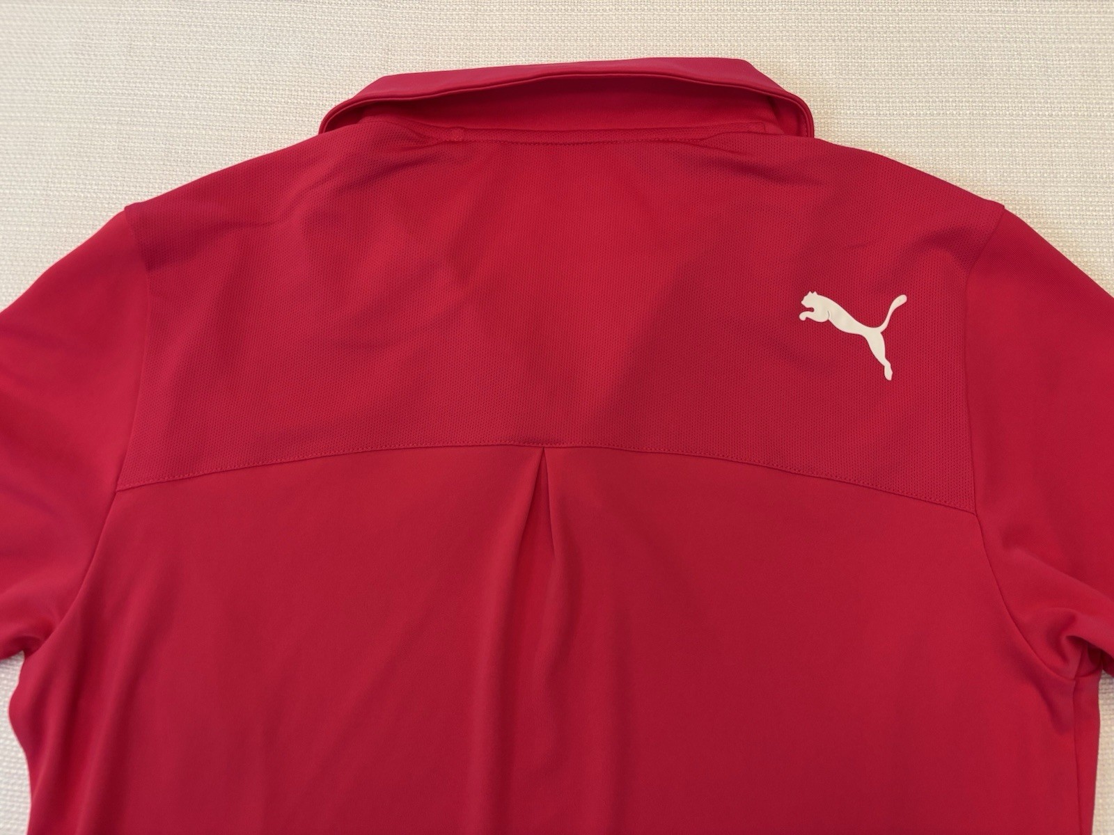 Puma PGA Tour Issued Women’s Large Cobra Zurich Sponsorships Pink Golf Polo