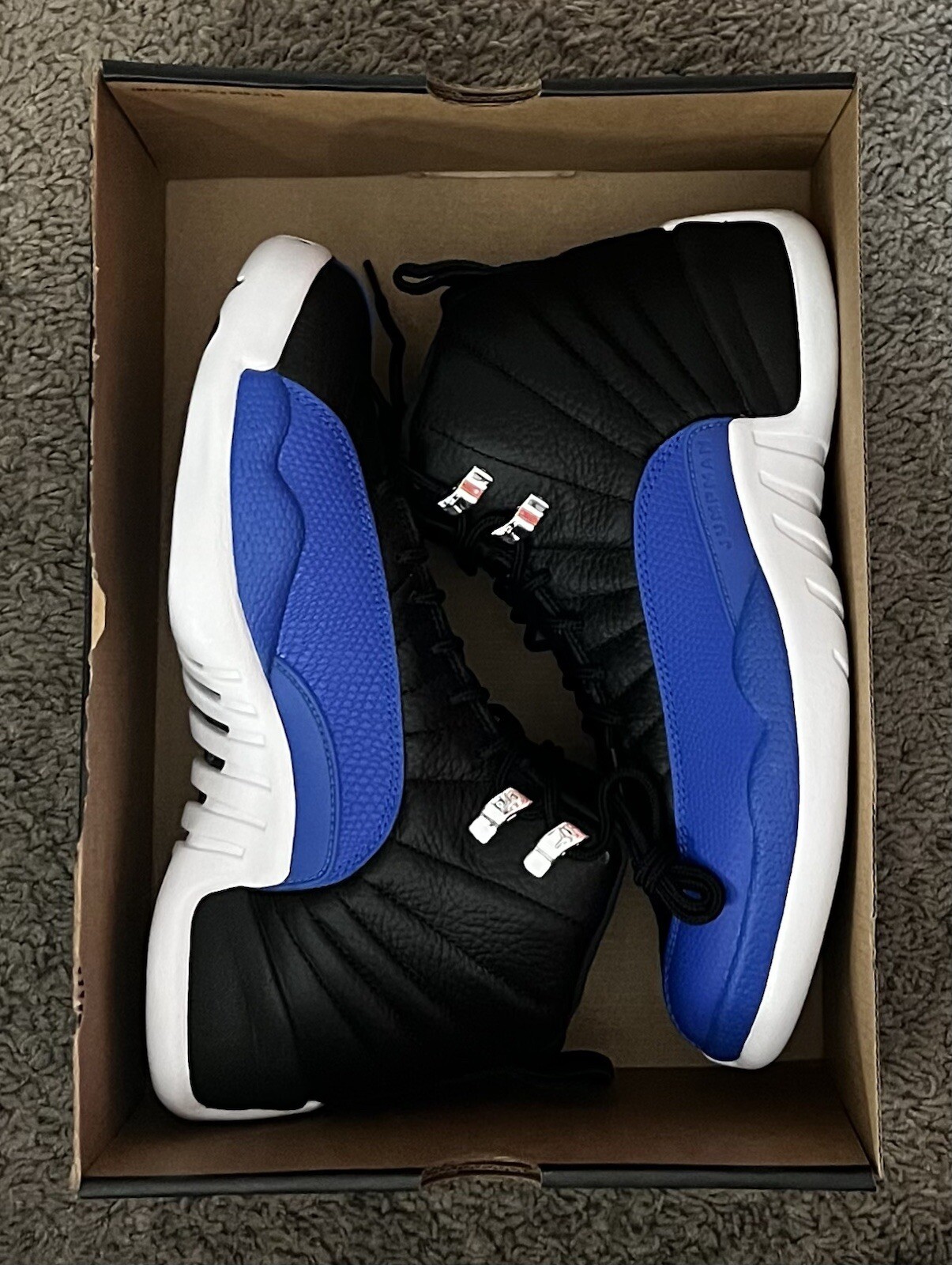 Size 8M/9.5W- Air Jordan 12 Retro Hyper Royal Women’s NBY AO6068-004