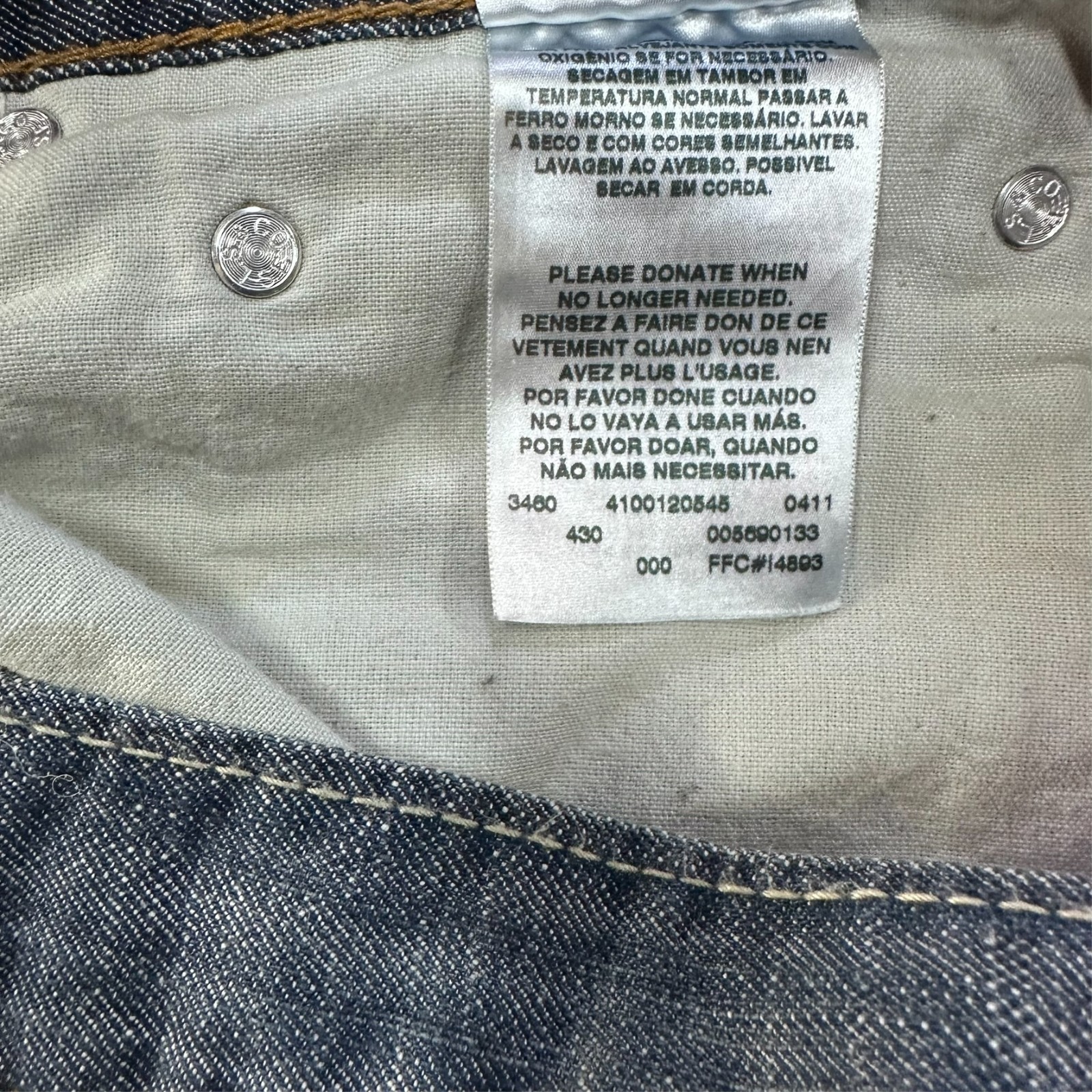 Levi’s 569 Loose Straight Jean’s Men’s 32×32 Pants Blue Denim Baggy