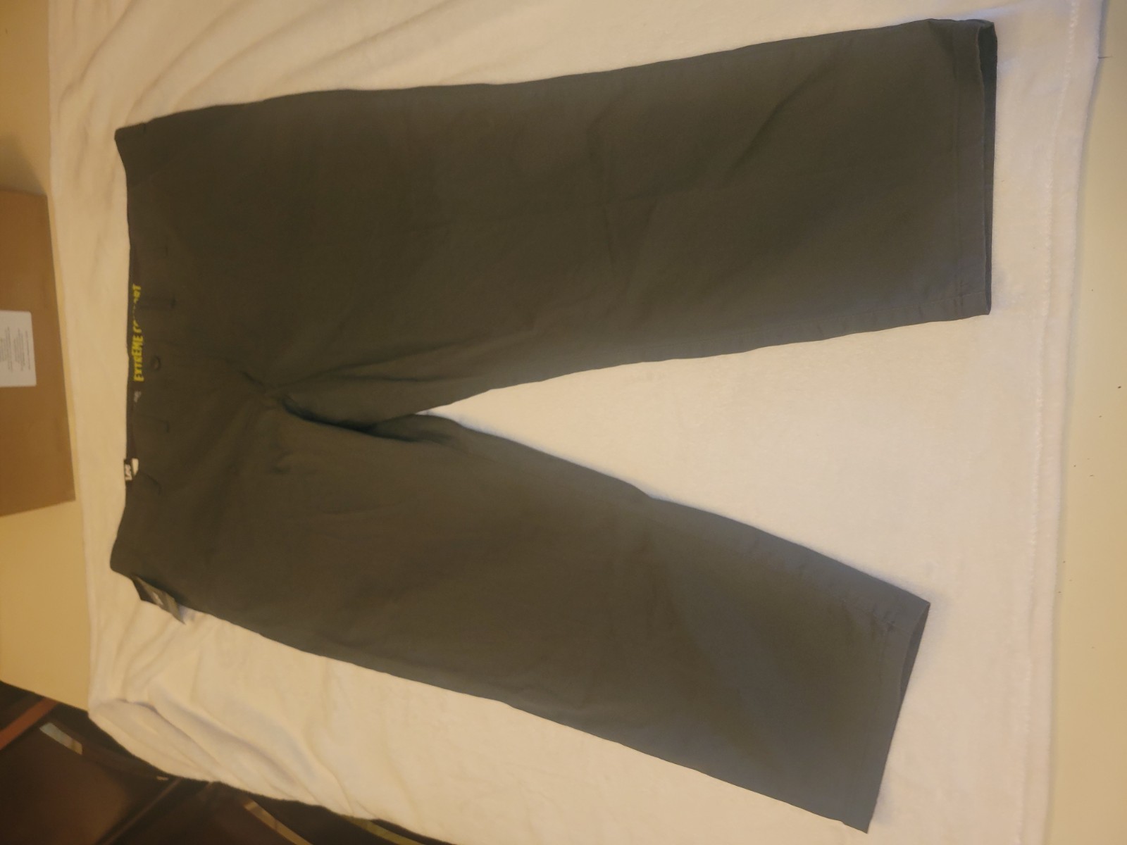 Lee Extreme Motion Stretch Twill Straight Leg Pants Charcoal 48×28
