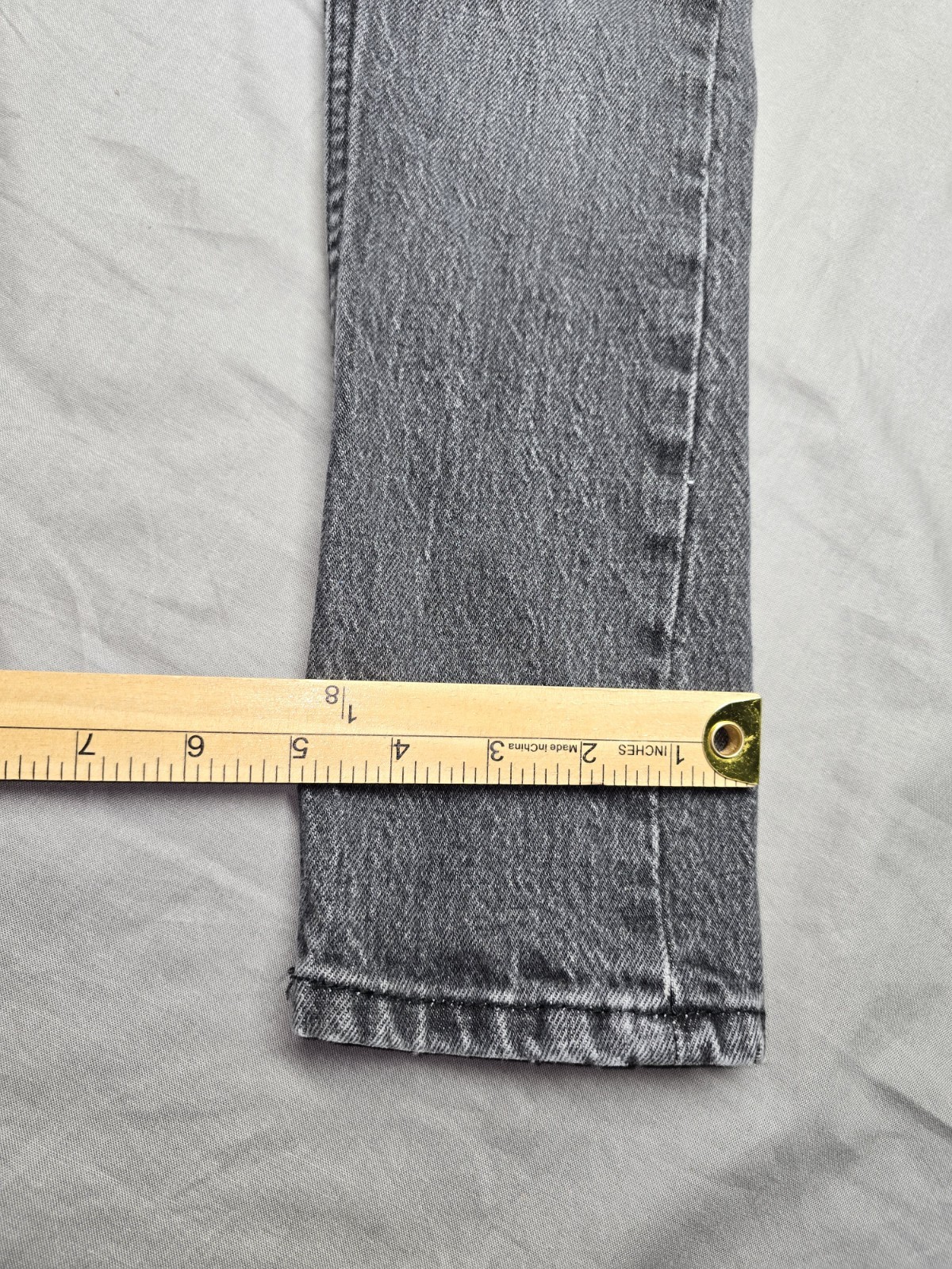 Levi’s Kids 501 Skinny Jeans Gray Size 8 Reg W24 L22 Boys Girls Unisex