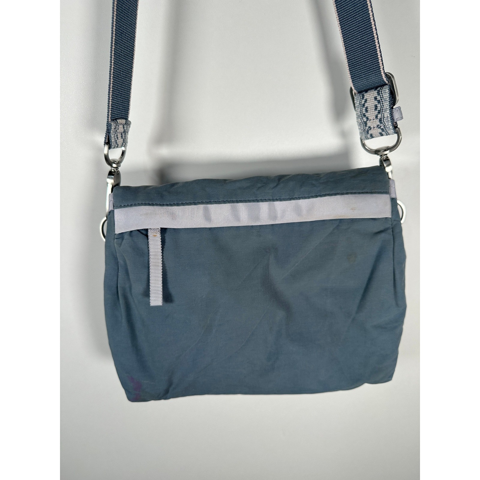 Lululemon Go Your Om Way Crossbody Blue Gray Travel Water Resistant Festival Bag