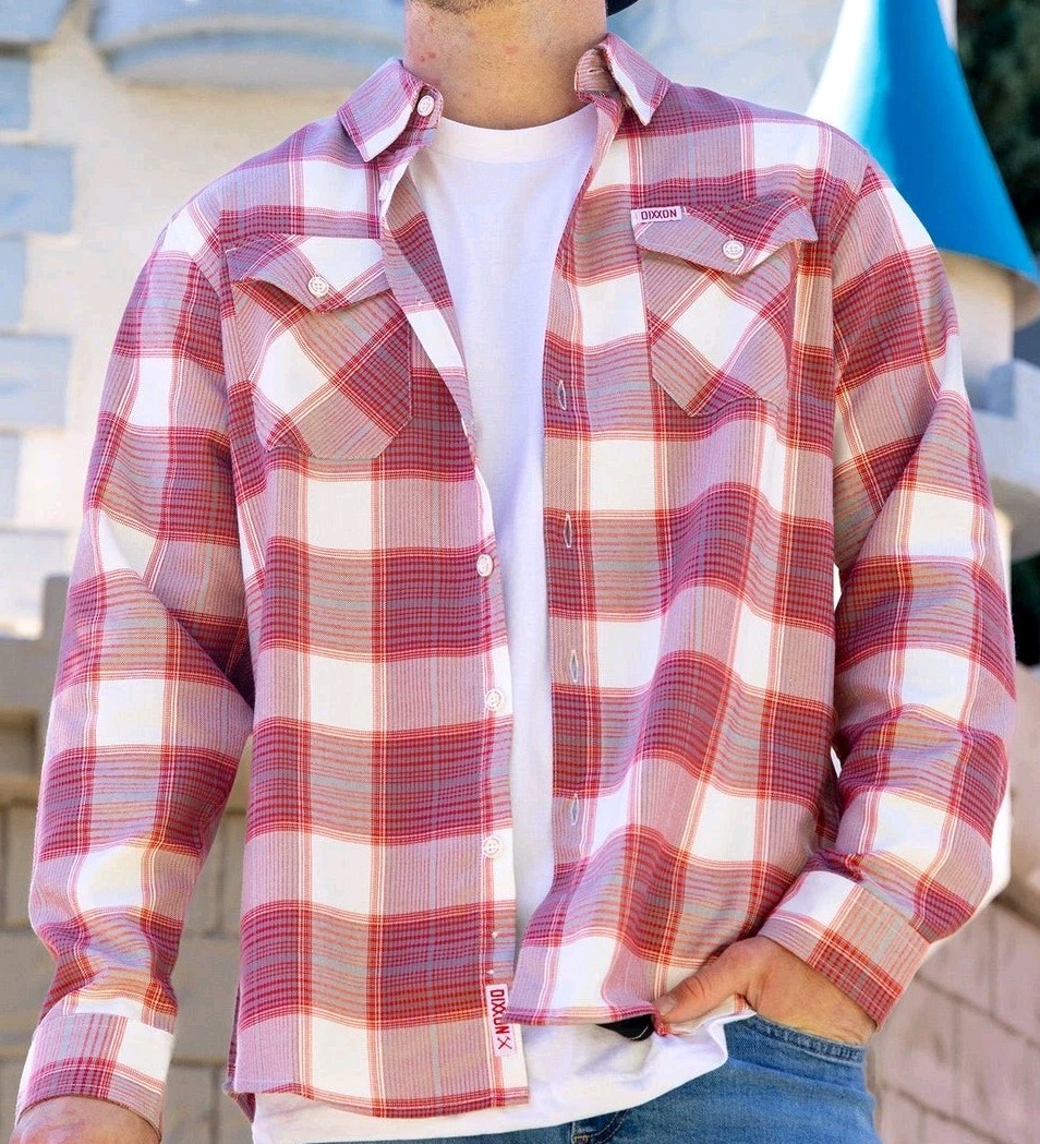 Dixxon Happy Land Flannel Mens Large Button Up Shirt Happy Gilmore Sold Out