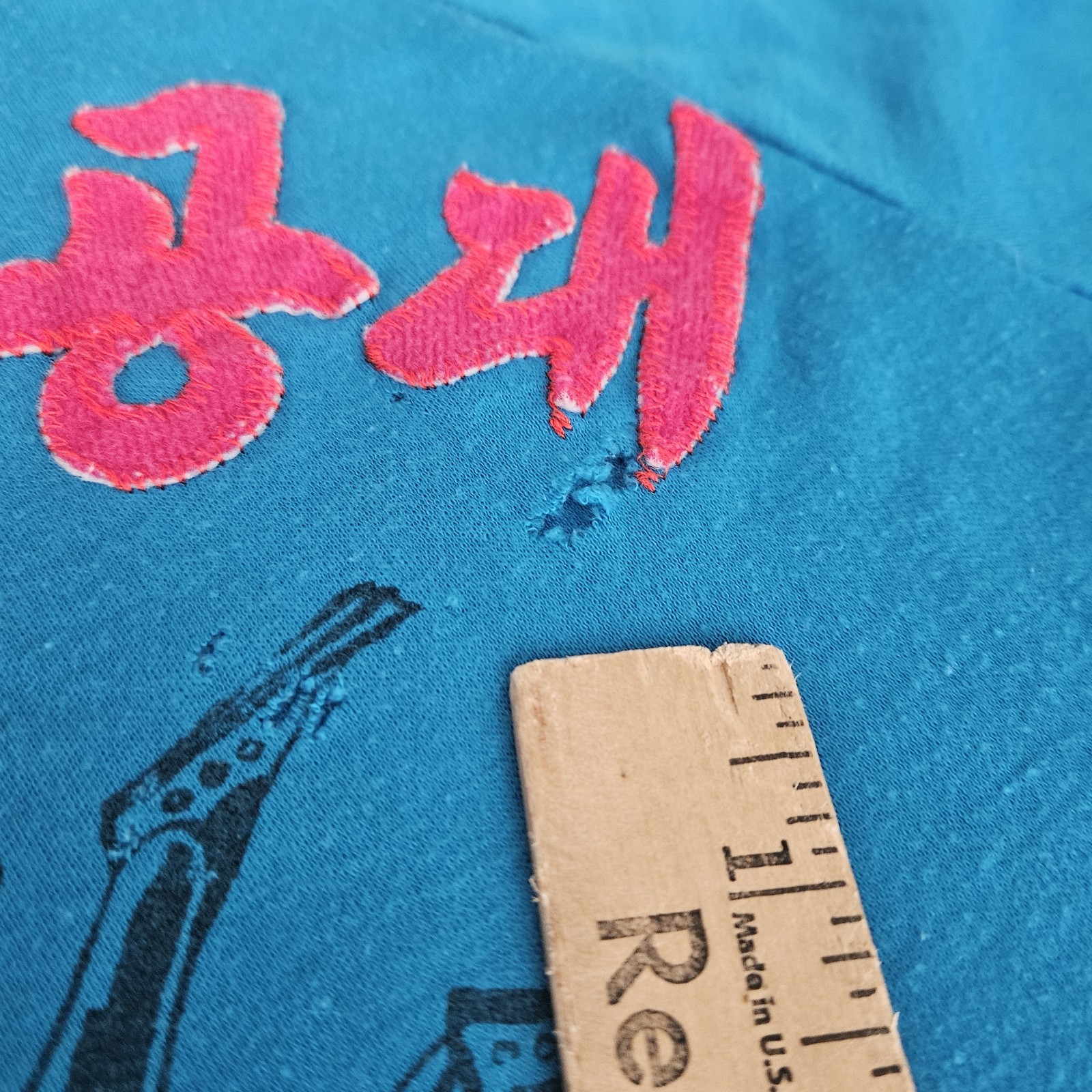 Rare Vintage ROKMC Korea Marine Corps Scuba T Shirt Single Stitch