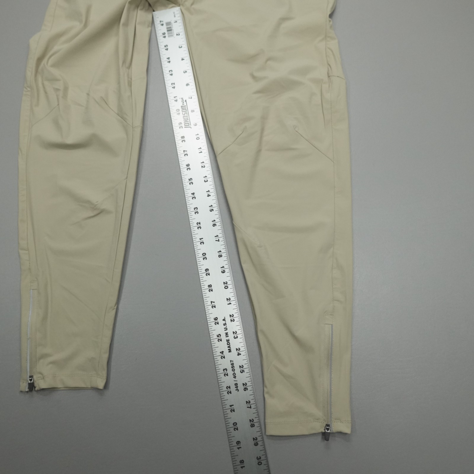 Kenneth Cole Active Tech Jogger Ankle Zip DWR Lightweight Reflective Sandstorm