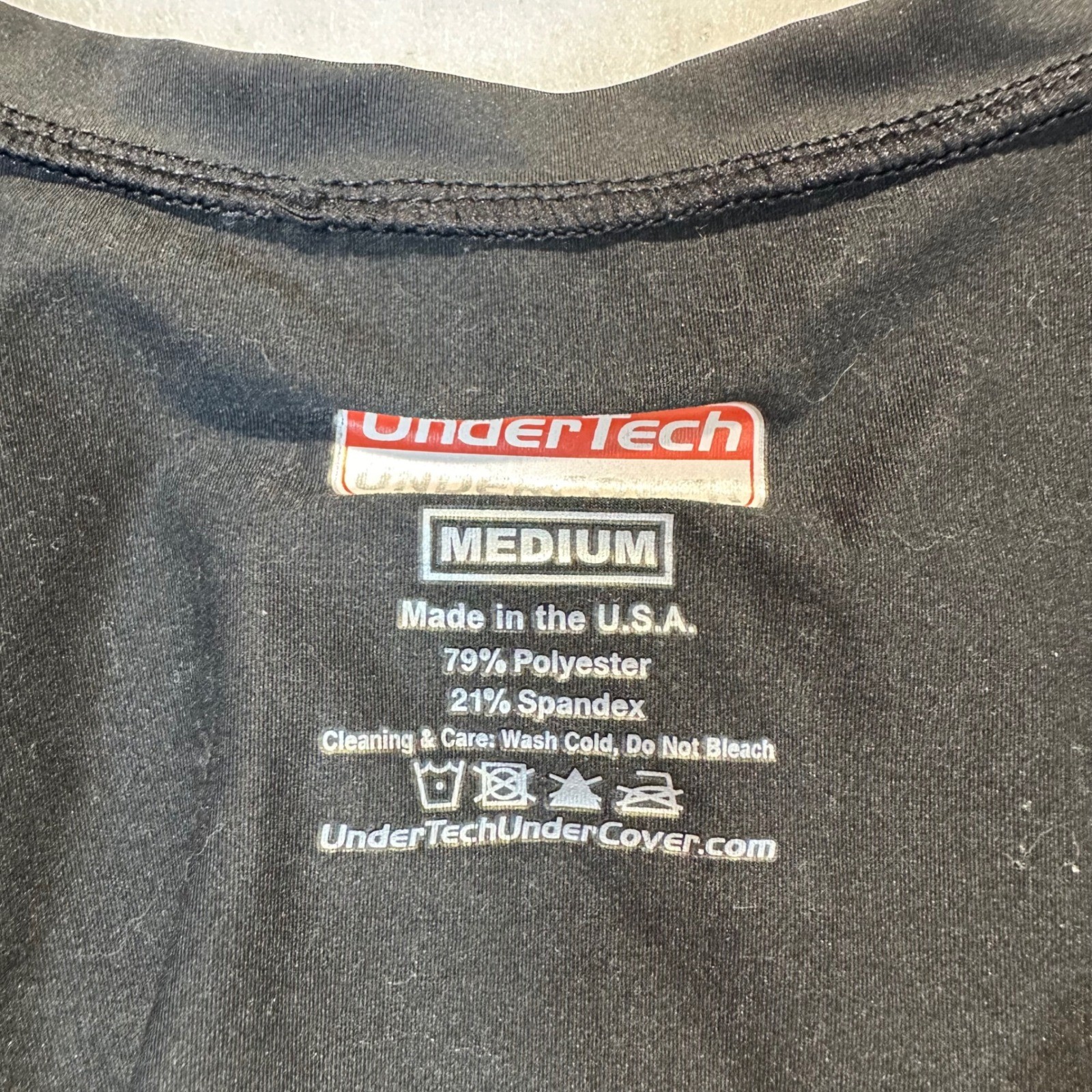 UnderTech Concealed Carry Tank Top Women Medium Black Tactical Compression Shirt