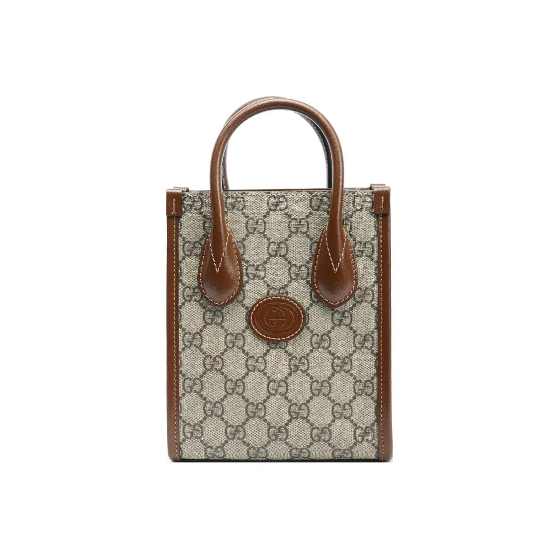Gucci Classic GG Old Flower Crossbody Bag Mini Unisex Couple’s 6.2×2.7×7.8 in