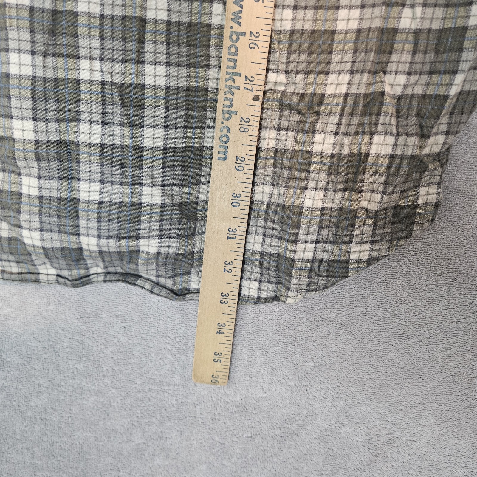 Carhartt FR Flame Resistant Shirt Mens Large Plaid Flannel Button Front Workwear