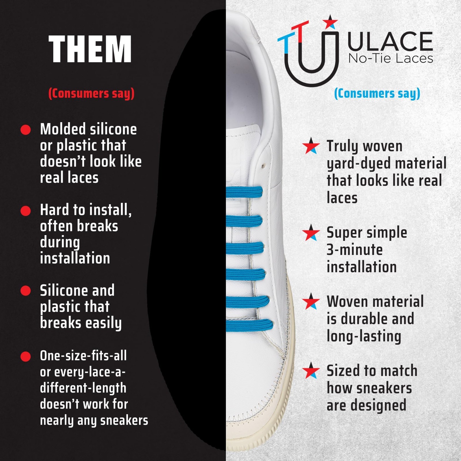 No-Tie Elastic Shoelaces for Sneakers – 14 Stretchy, Comfortable, Durable Laces