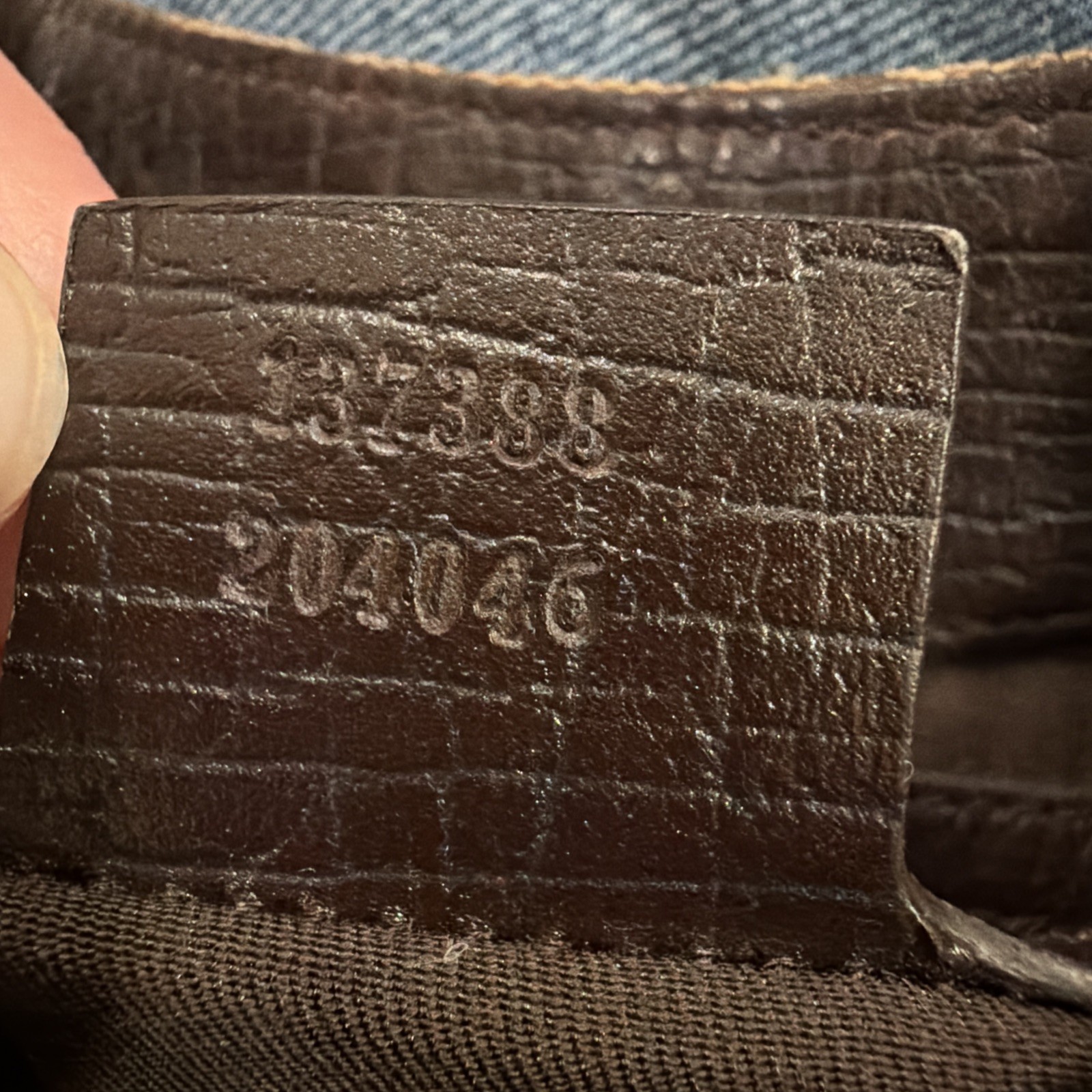 Gucci Heritage Horsebit Hobo In GG Canvas, Brown Leather Gold Bit