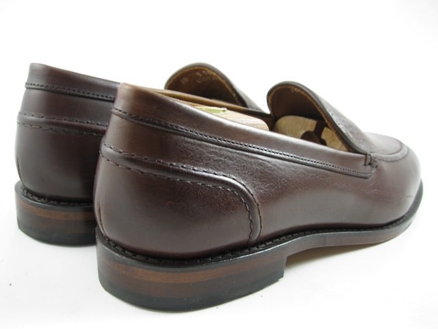 NEW Allen Edmonds “RANDOLPH” Leather VENETIAN Penny Loafers 10 D Mahogany (839N)