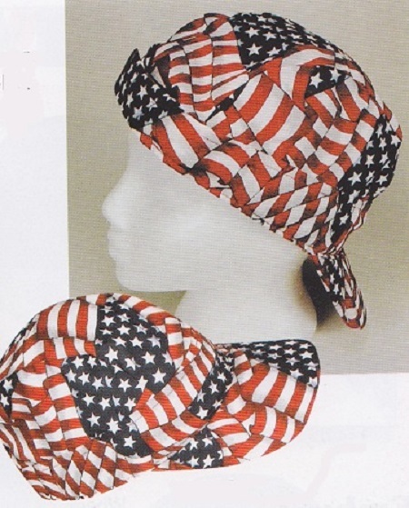 USA Flag Collage Design Hat Wrap (11854)