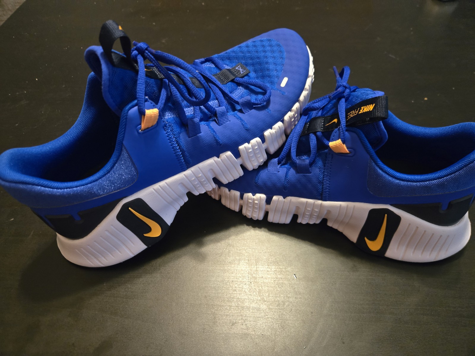 Nike Free Metcon 5 Racer Blue/White-Obsidian-Sundial DV3949-400 Size 9.5
