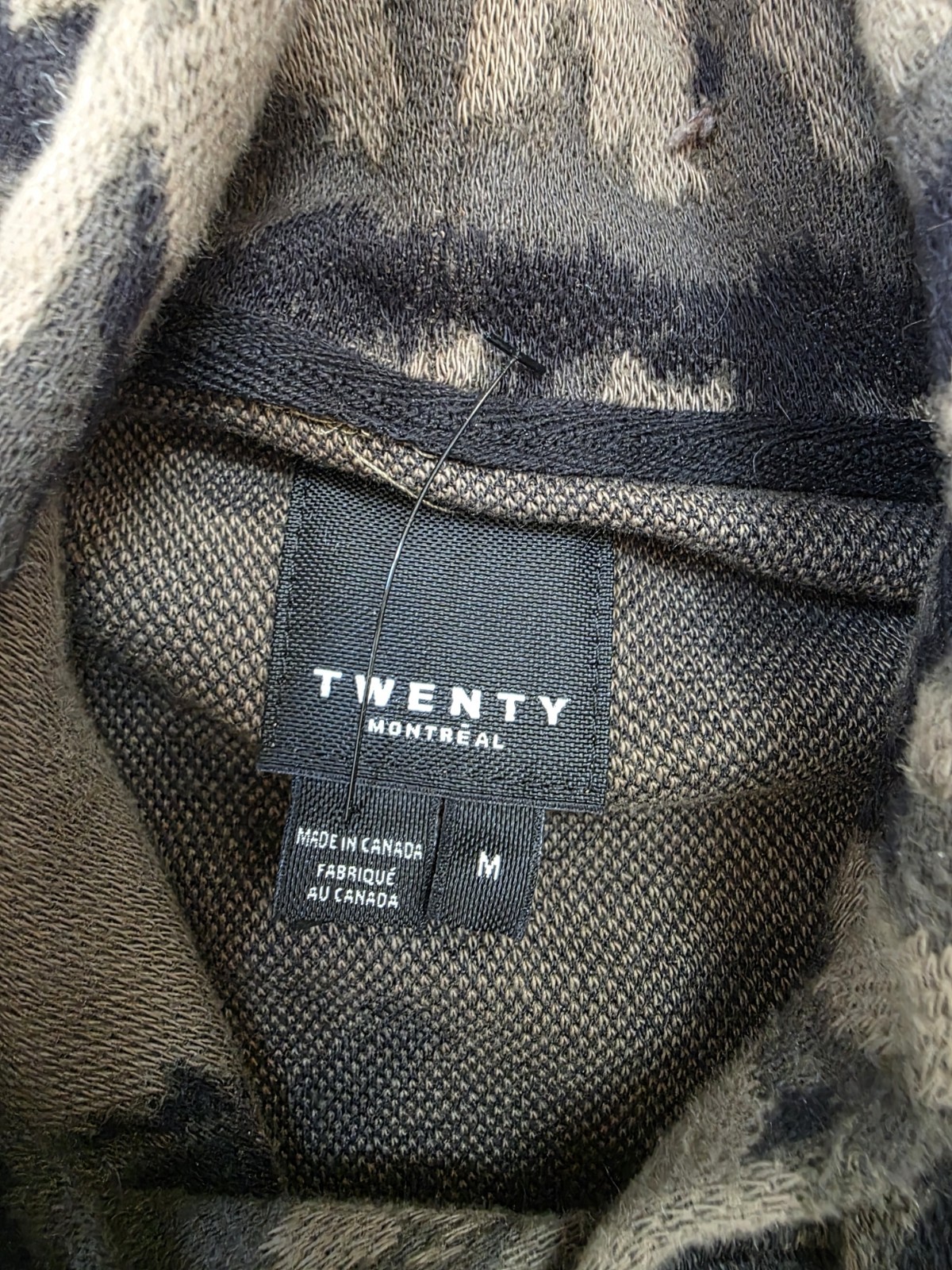 TWENTY Montreal Hyper Reality Hoodie Green Black Men’s M Medium