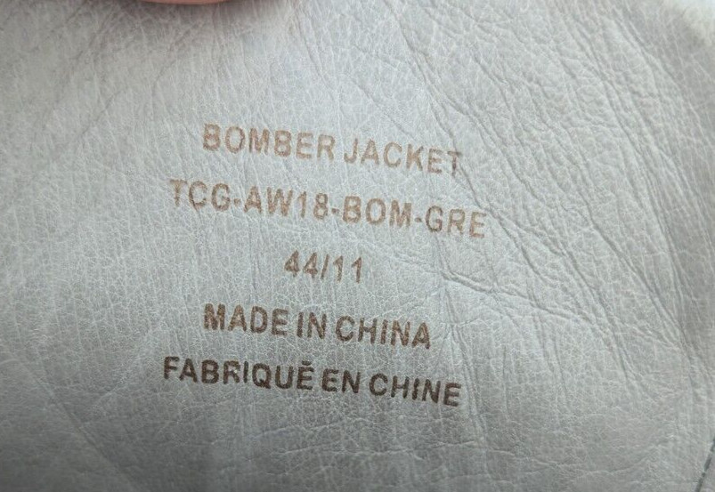 Thoroughly Crafted Goods TCG Bomber Jacket Green Canvas Zipper Sneakers 11