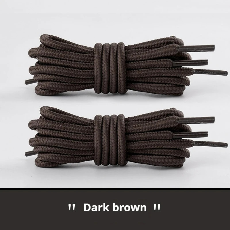 2Pair Classic Round Shoelaces for Sneakers Martin Boot Hiking Shoes Shoelace Oxf