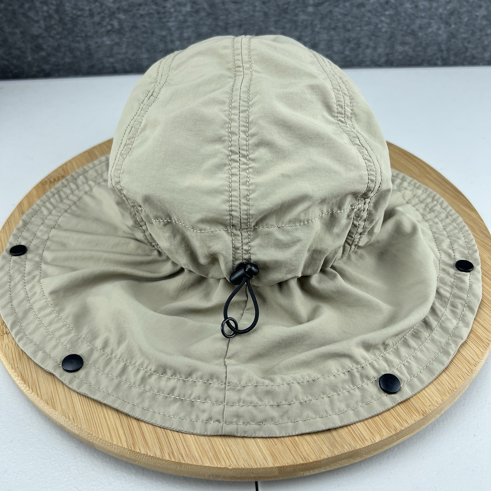 REI Sun Cap Hat Men Adjustable Brown Panel Fishing Hiking Lightweight Neck Flap