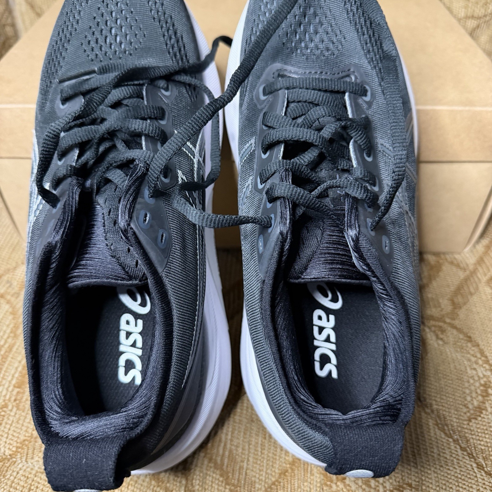 ASICS GEL-Kayano 31 Black Pure Silver Women’s Size 8 Running Shoes 1012B670