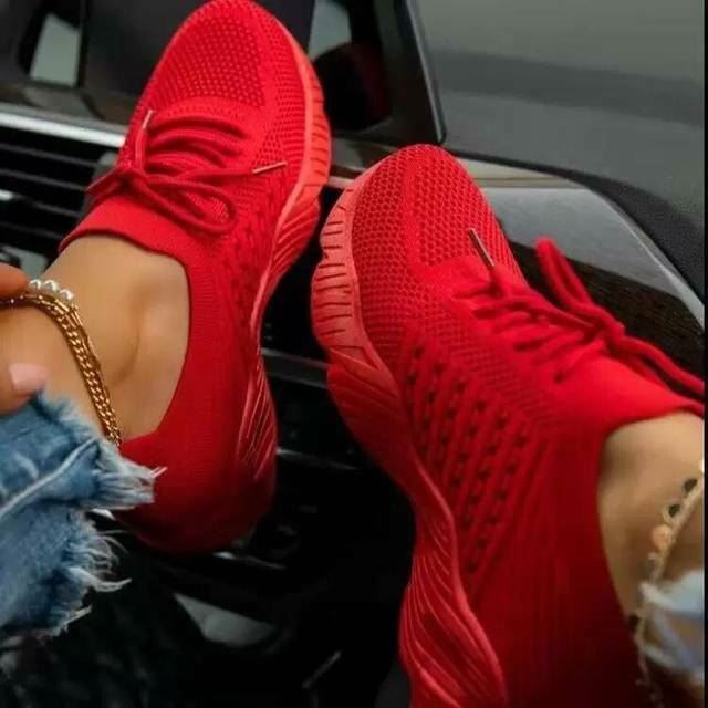 Womens Running Trainers Ladies Sneakers Slip On Walking Gym Comfy Fashion Shoes