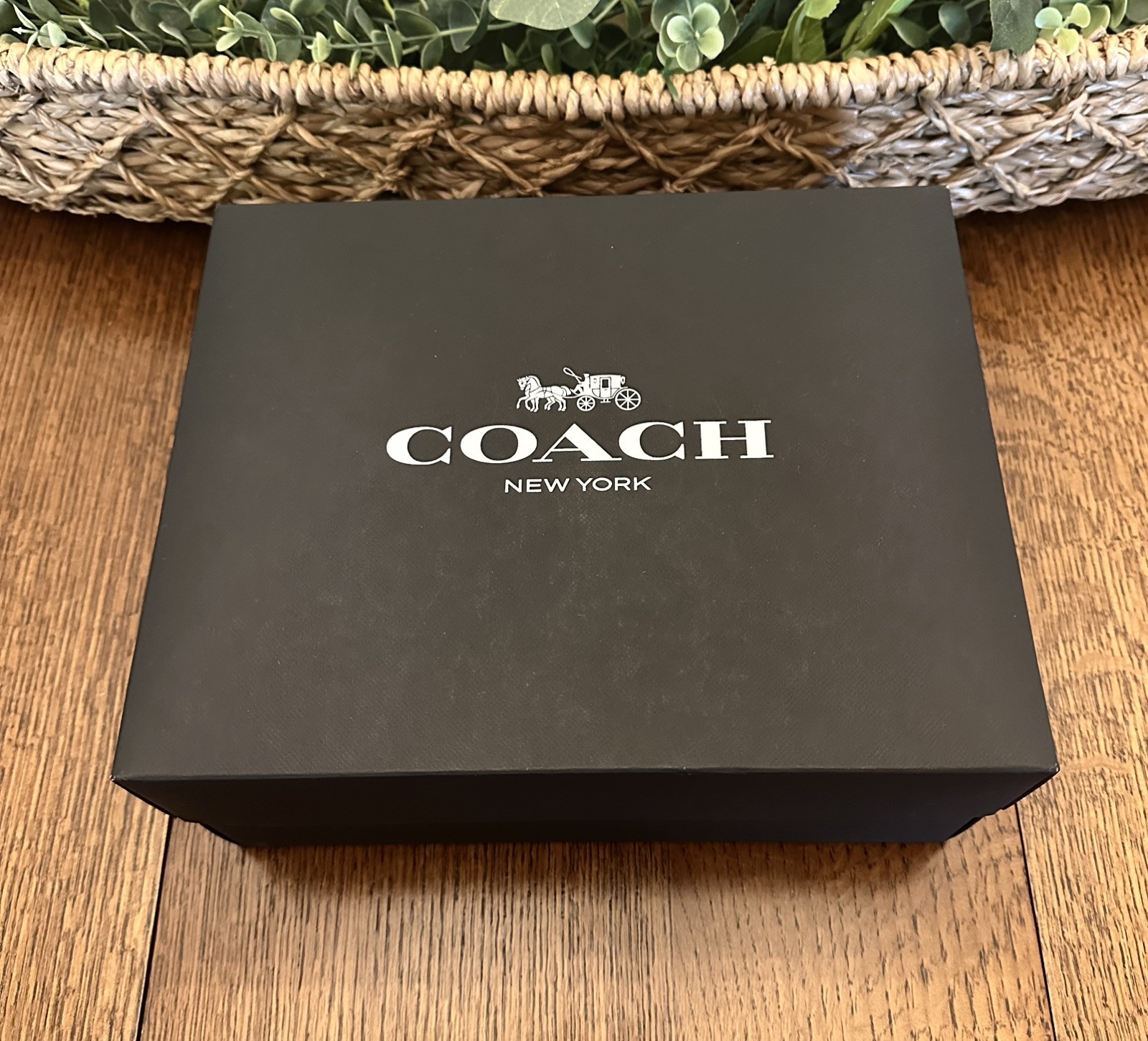 NIB Coach Elora Top Handle Crossbody Bag – Premium Suede Light Denim Color CDD59