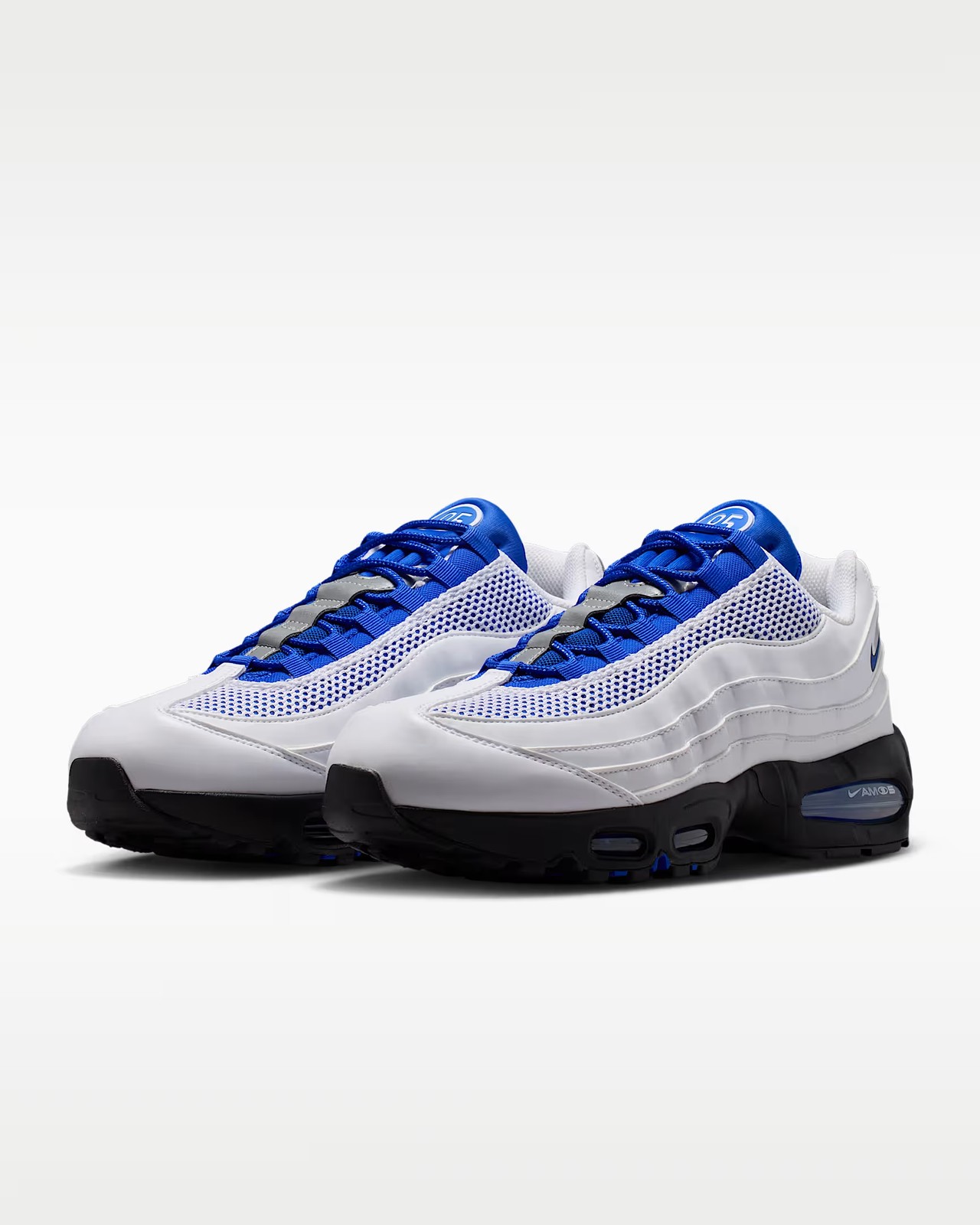Nike Air Max 95 BIG BUBBLE SE Running Shoes Unisex White Blue IB6830-100