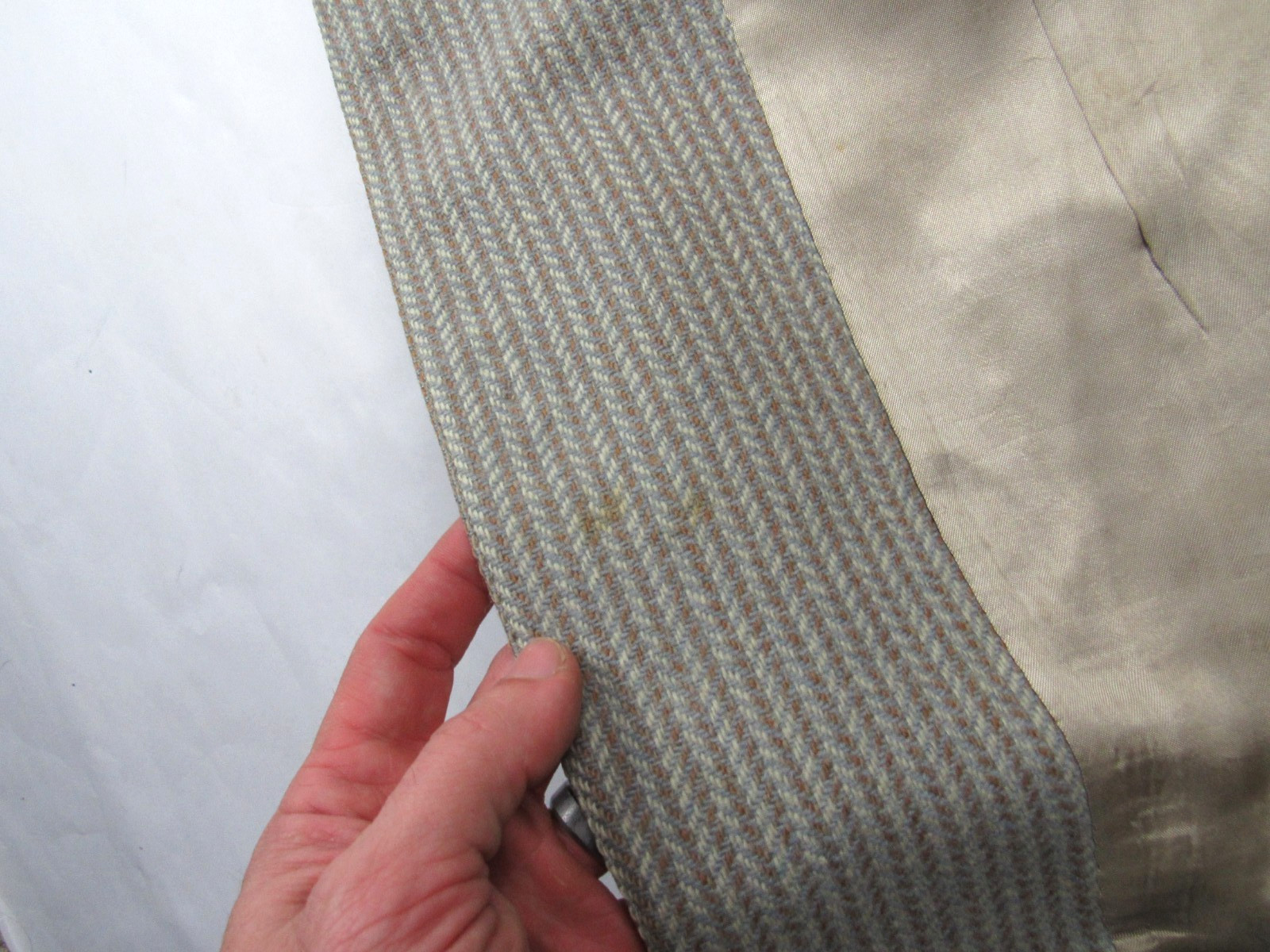 Vtg 1950’s Mavest Patch Pocket Wool Fleck Blazer Sport Coat Jacket Mens 42 R
