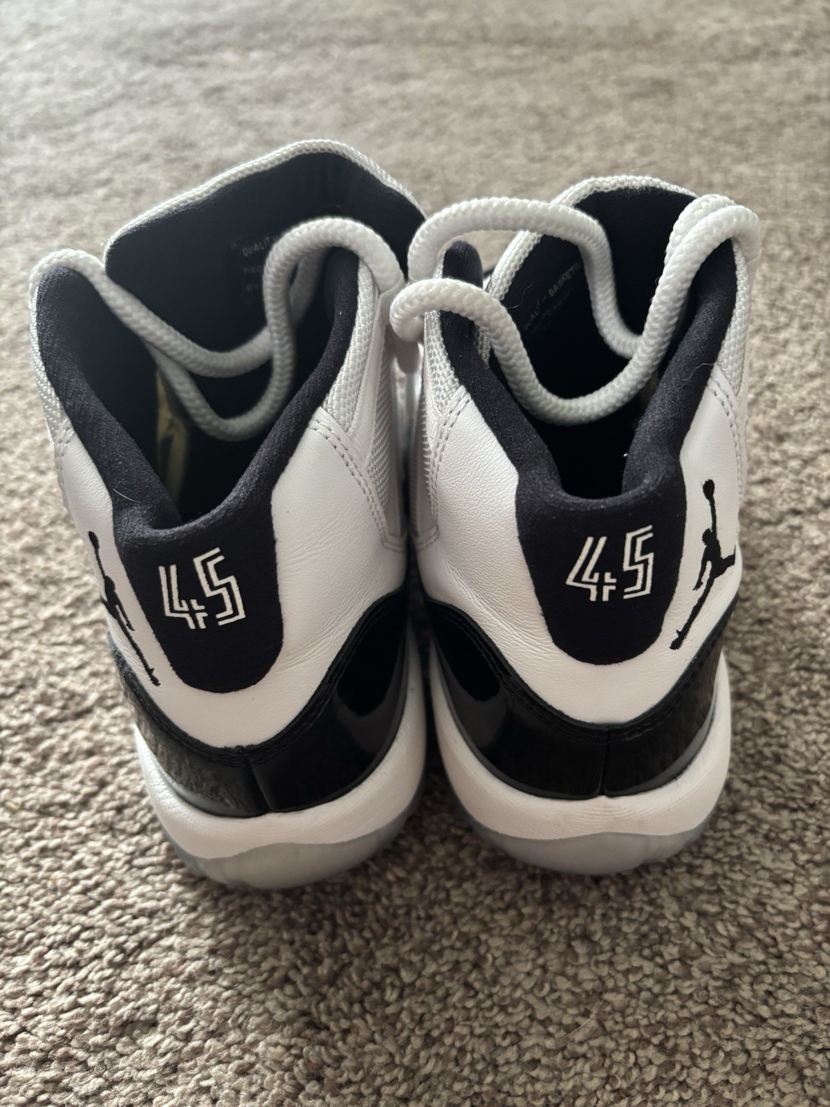 Jordan Air Jordan 11 Retro GS Concord White/Black 4.5Y 2018 378038-100