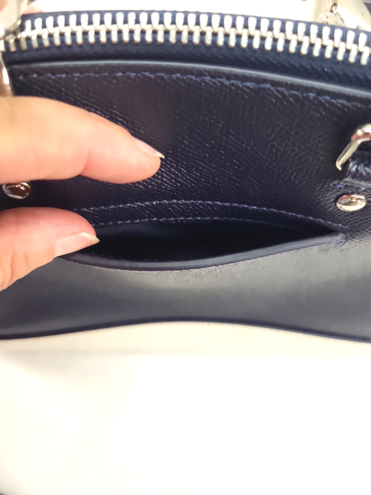 Coach Colorblock Mini Sierra Satchel – Midnight Navy Chalk – F24589 EUC
