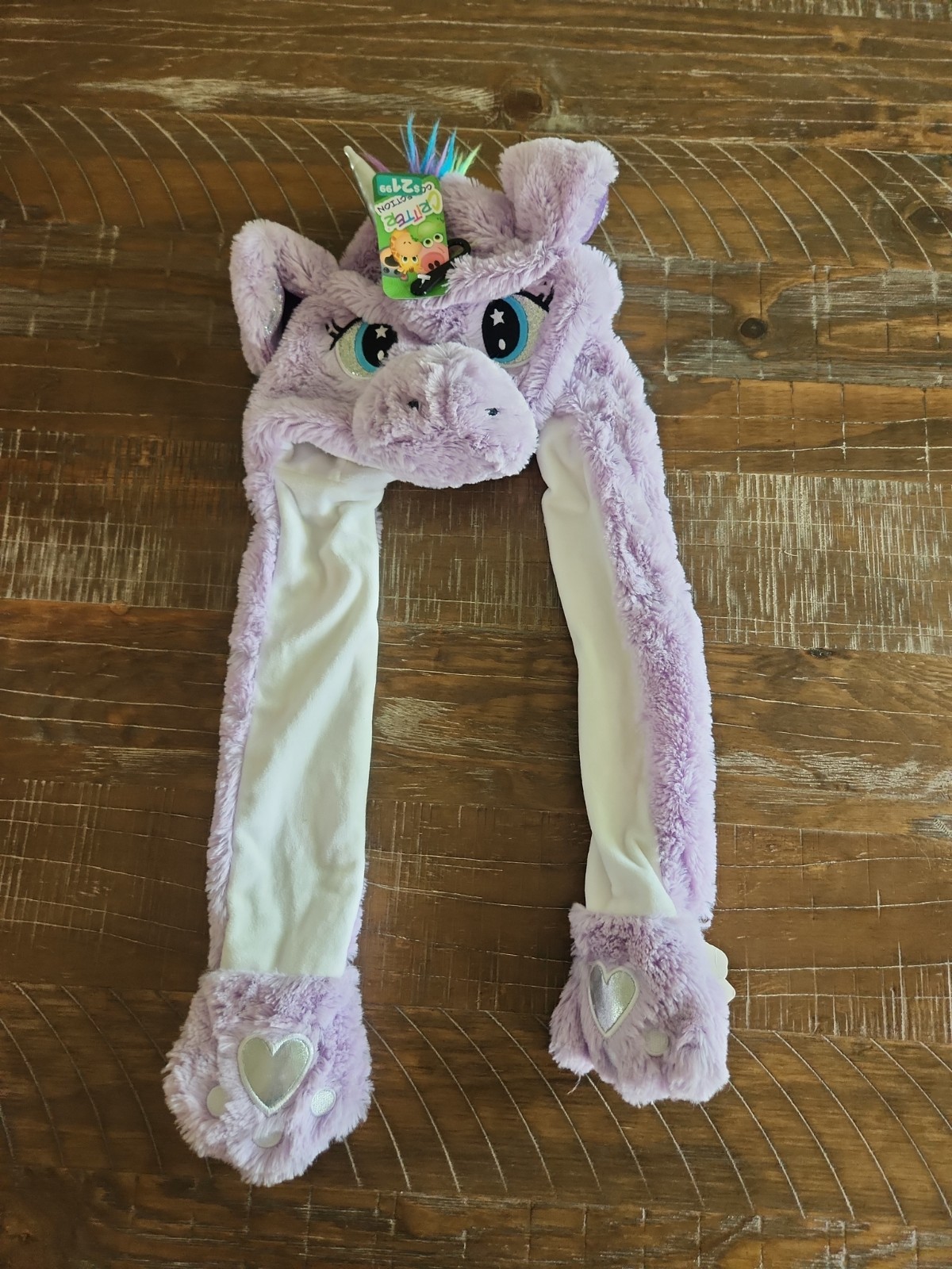 Lynco Action Big Eye Critter Collection Cap Animal Unicorn Squeeze Paw Ears Move