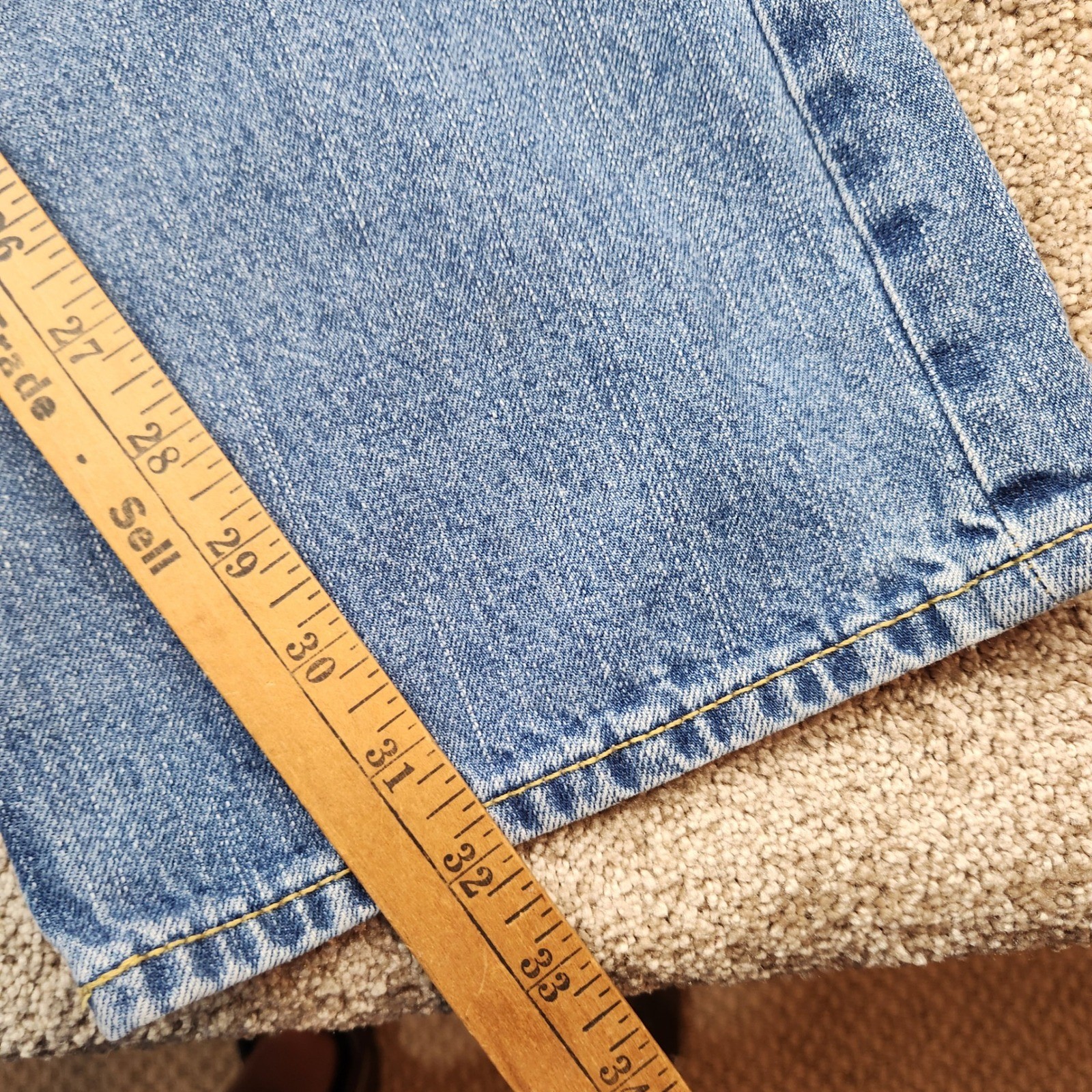 American Eagle Outfitters Mens Original Straight Blue Jeans 38×32 Medium Wash