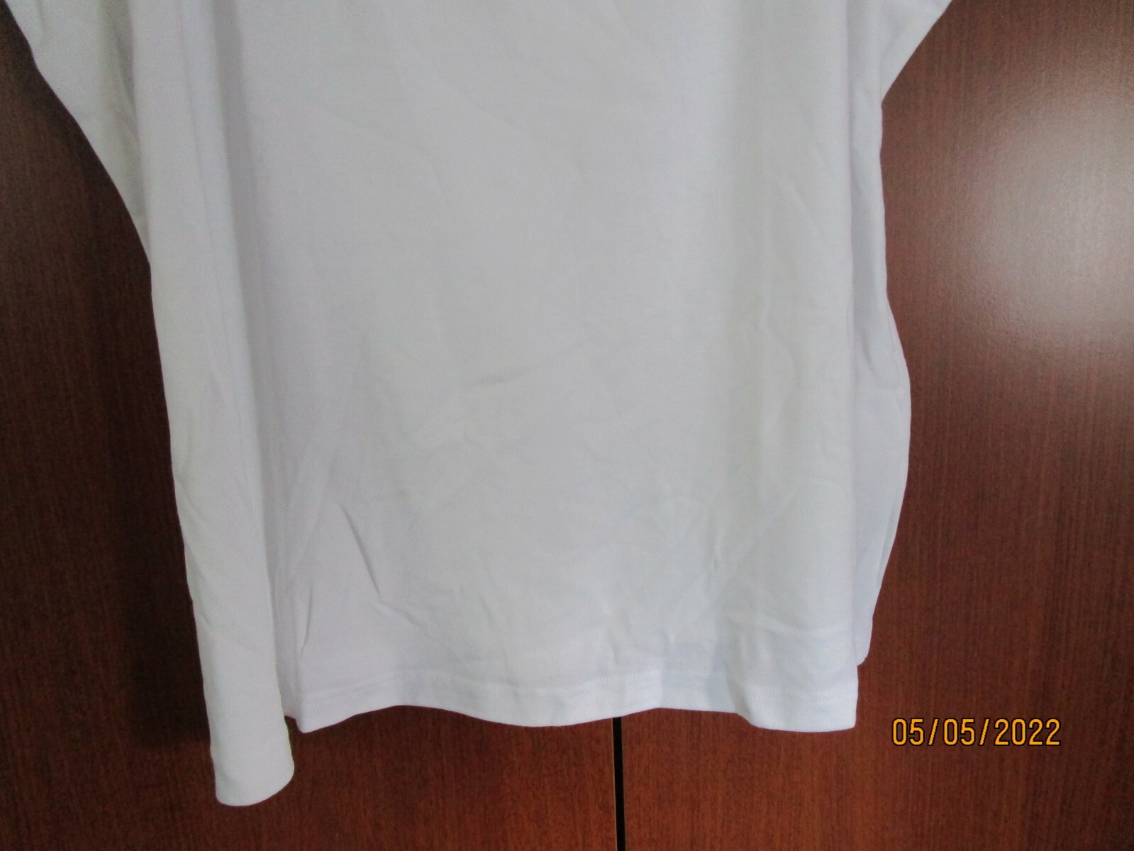 Quacker Factory White Tank Top Sz 3X Polyester & Cotton Bust 58 Length 26.5 in