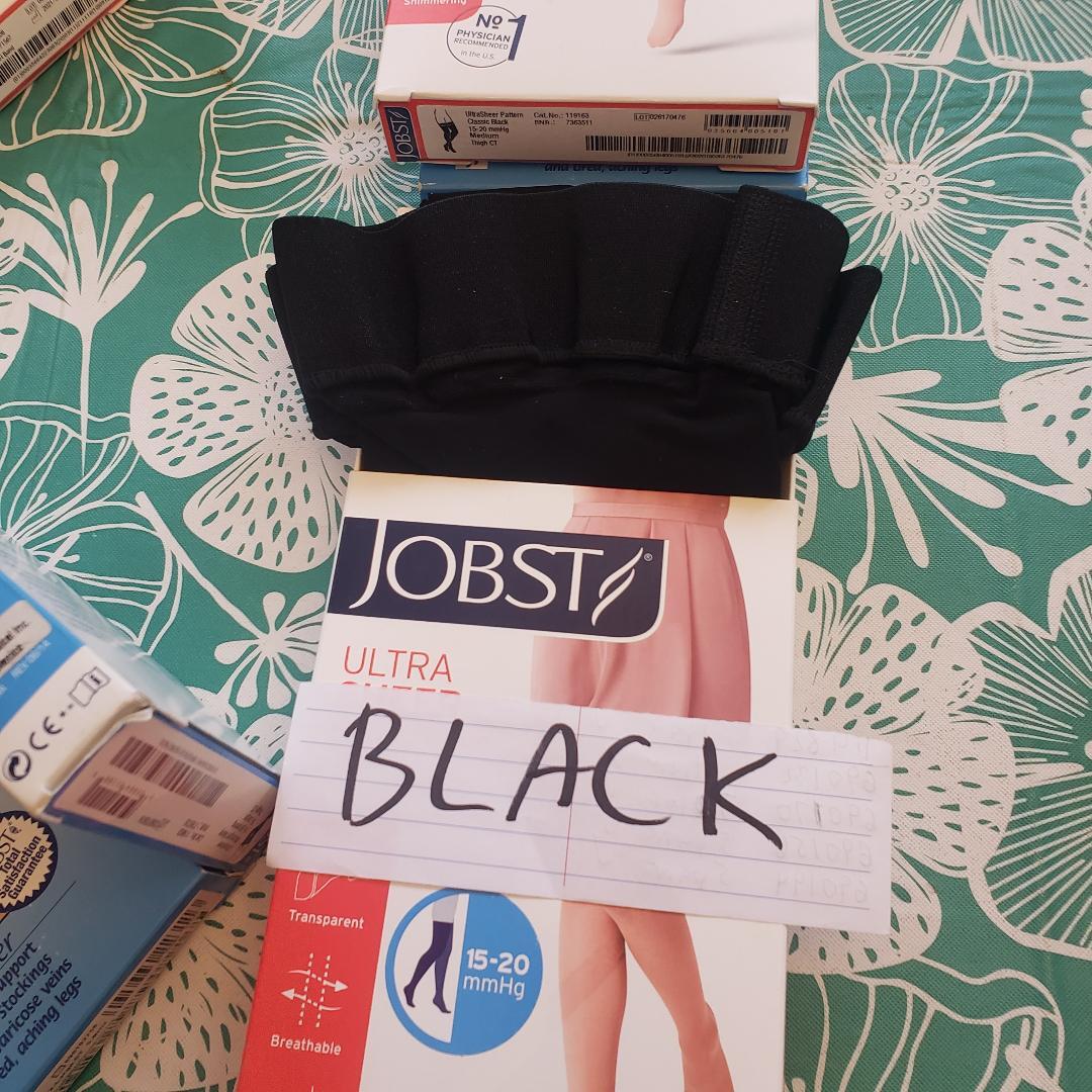 Jobst Ultra Sheer CT 20-30 Compression THIGH High Stockings Size Color Lace Regu