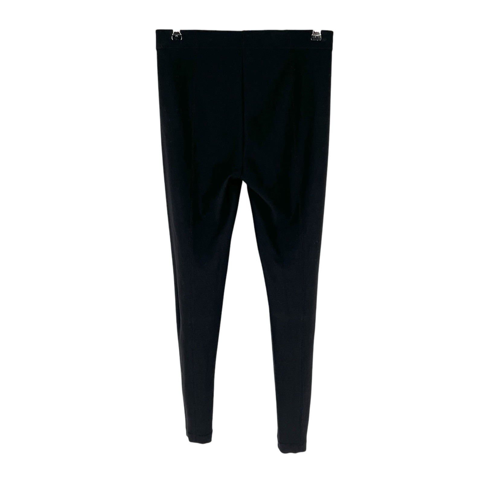 Vince Pants Womens Size Small Black Stretch Ponte Knit Elastic Waist 27.5in