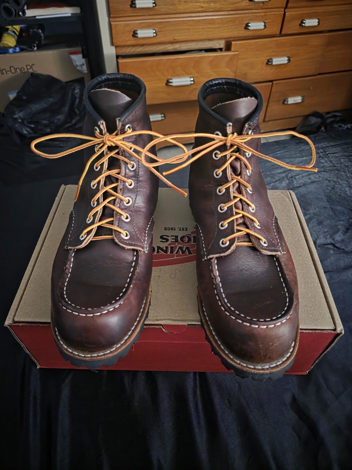 Red Wing Roughneck Moc Toe 8.5 E2