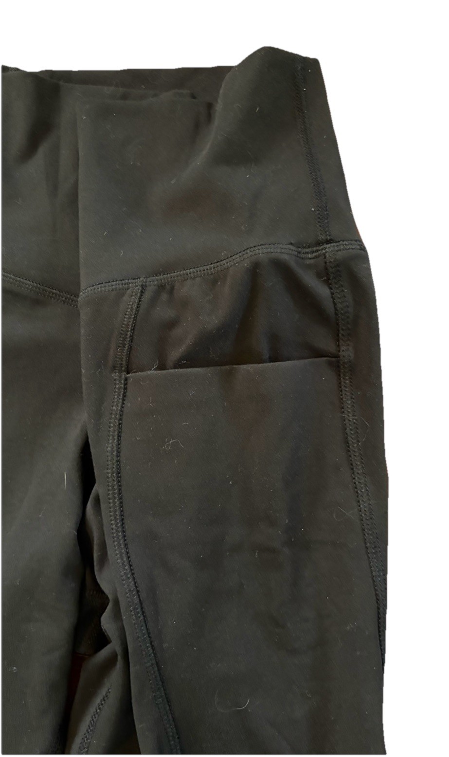 MEMBER”S MARK EVERYDAY Women’s Black HIGH RISE ANKLE Athletic Leggings Sz.M