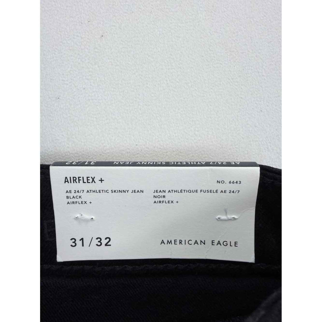 American Eagle AirFlex Skinny Jeans – Men’s 31×32 Black NWT
