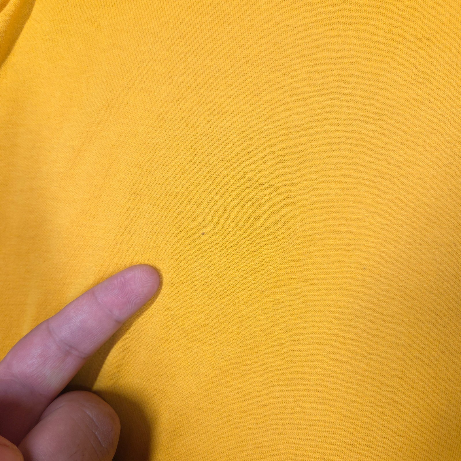 Vintage Russell Athletic T-Shirt Men’s 2XL Yellow Blank Single Stitch USA 90s