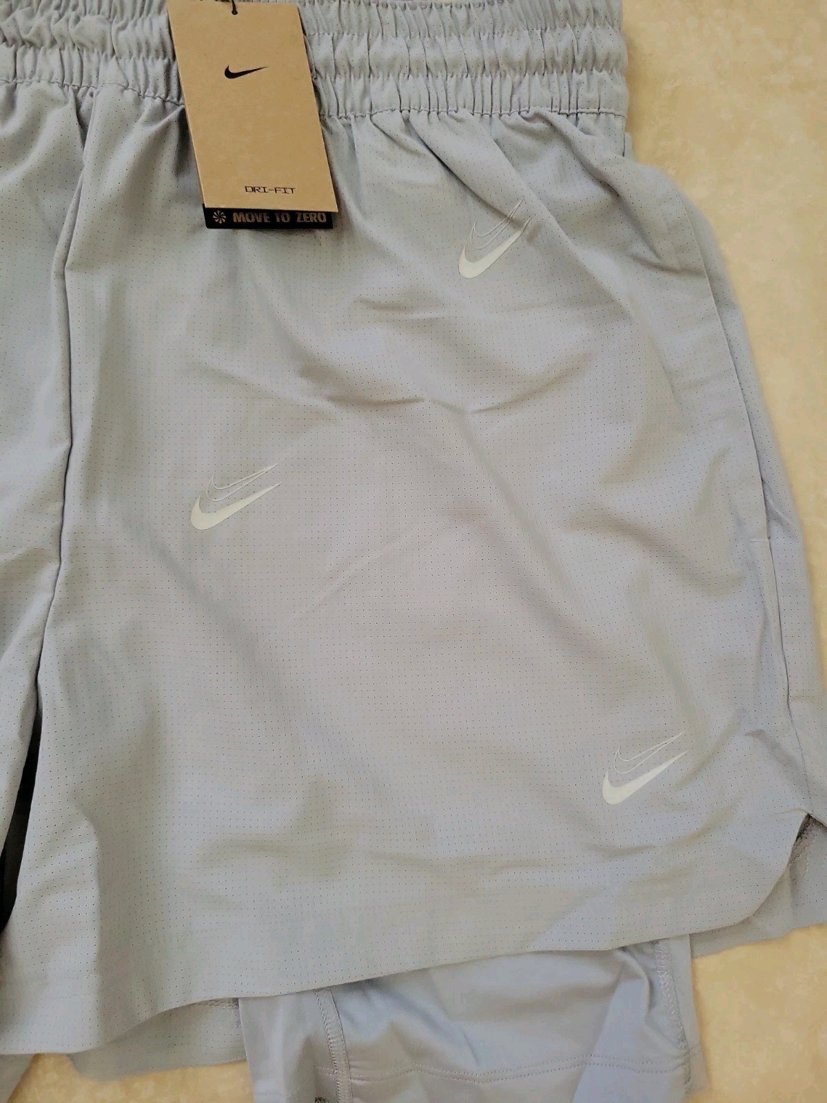 Nike KD DNA 2-in-1 4″ Basketball Shorts Men’s L $75 NWT HJ4215-012 Durant Gray