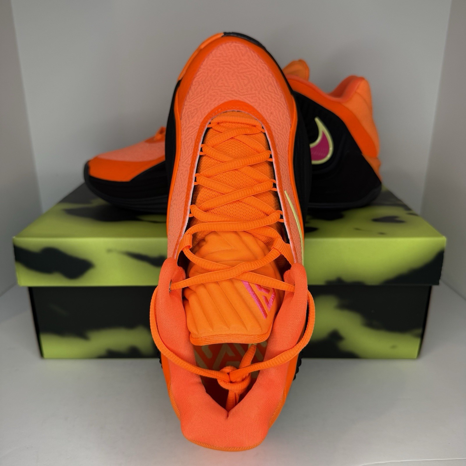 Nike Giannis Freak 7 Ignition Basketball Shoes Orange/Pink HF3450-800 Size 9.5