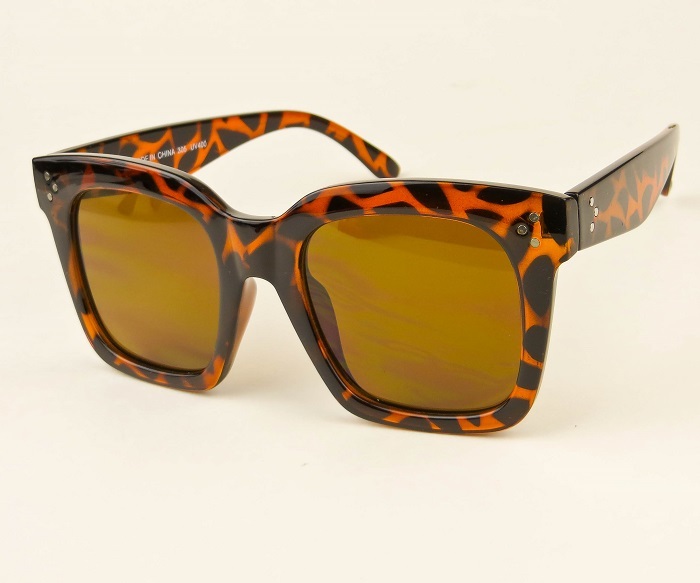 Oversized Large Square Flat Designer Big Fashion Sunglasses 6601 L