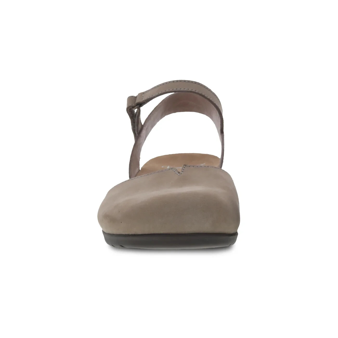 Dansko Women’s Rowan Closed Toe Sandals – Taupe Milled Nubuck NWB