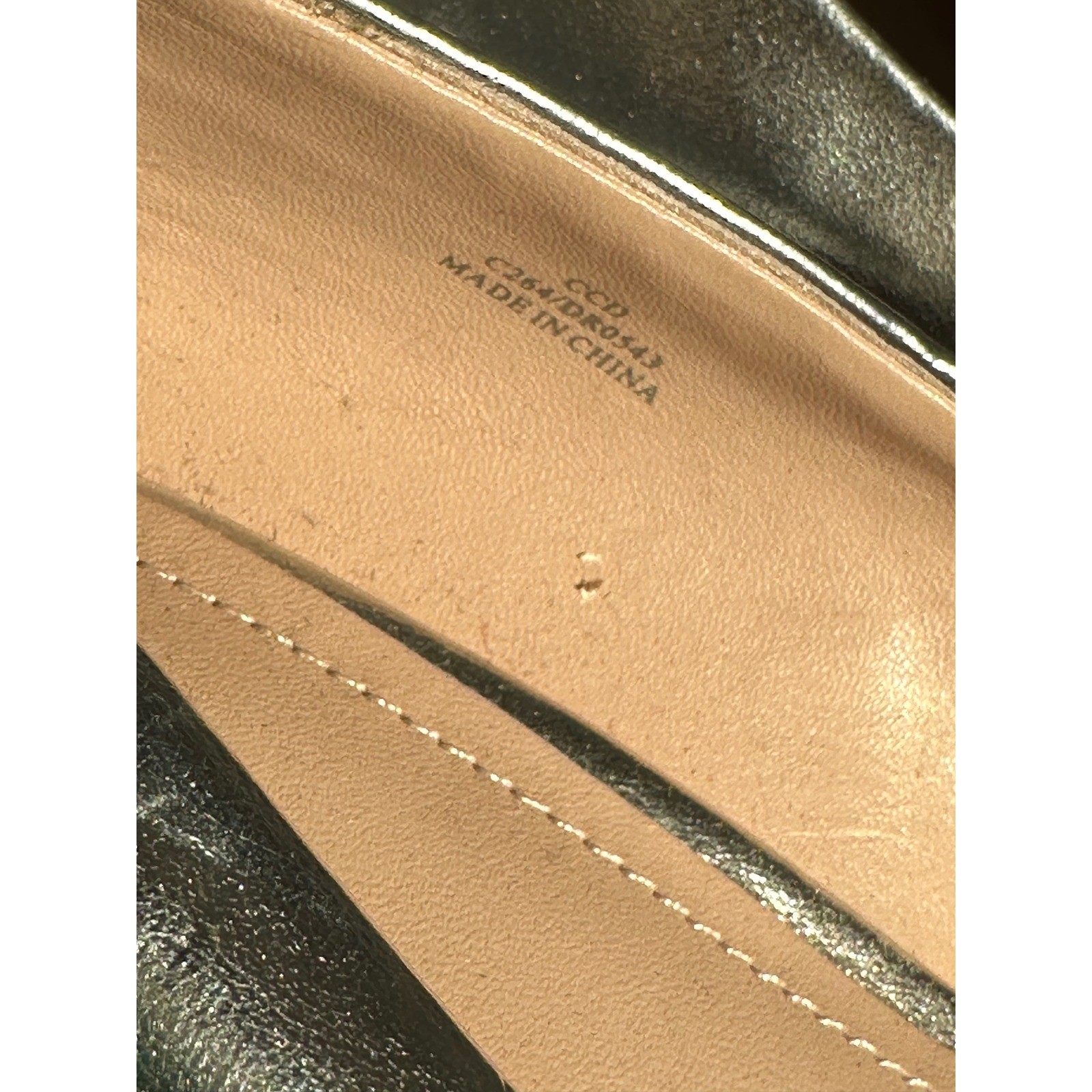 Charles by Charles David Womens Silver Metallic Pointed Toe Pumps Heels Size 10M