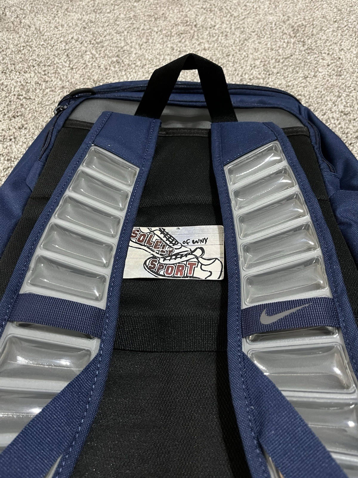 Authentic New Nike Hoops Varsity Elite Backpack Navy Blue Basketball 32L HM9965
